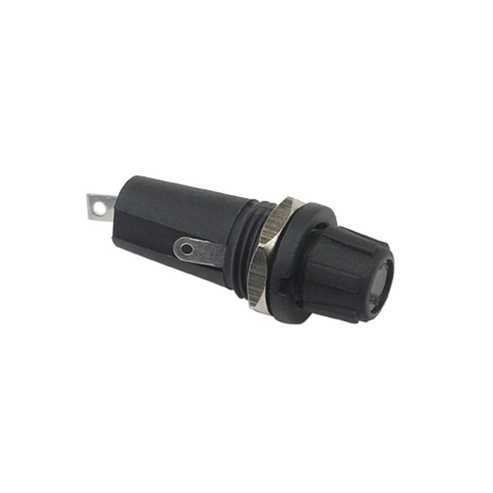 Panel Mountable Fuse Holder Black FH-1 - View 1