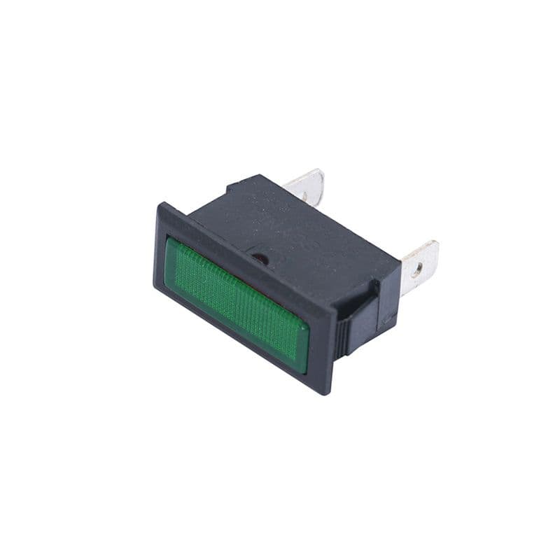 Rectangle Panel Indicator Light 240V AC 6A (Snap Connection) - View 2