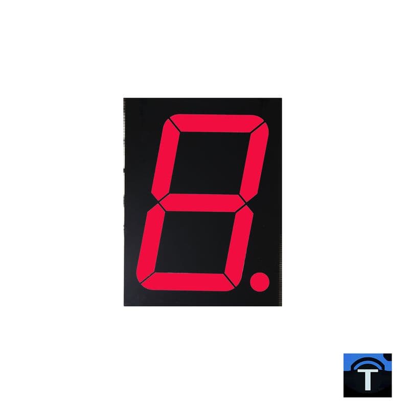 4 Inch 7 Segment Display Bright Red C/C - View 2