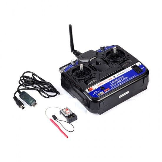 FlySky Compatible FSCT6B 2.4GHz 6CH RC Transmitter with Receiver - View 1
