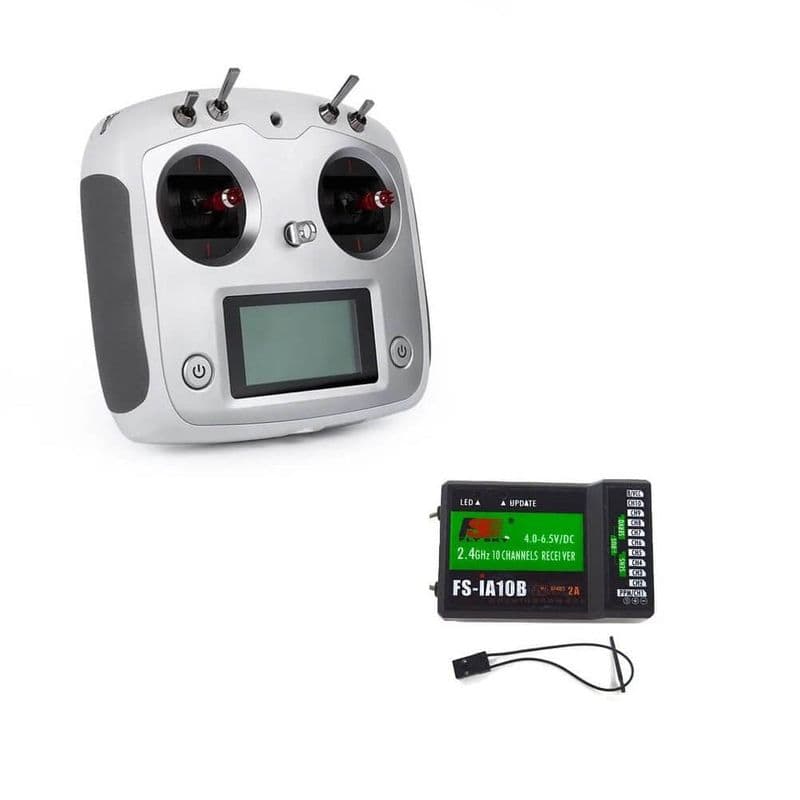 Flysky FS-i6S 2.4GHz 10CH AFHDS 2A RC Touch Control Transmitter With FS-iA10B 10CH Receiver - View 1
