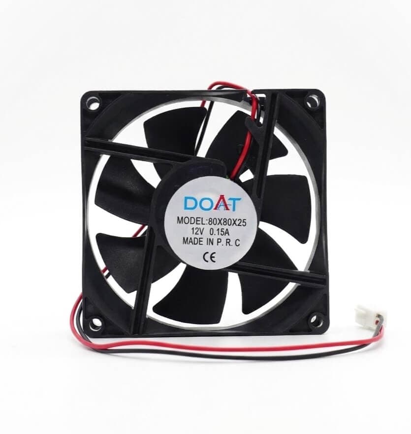 3-Inch 12V DC Cooling Fan – 80×80×25mm - View 1