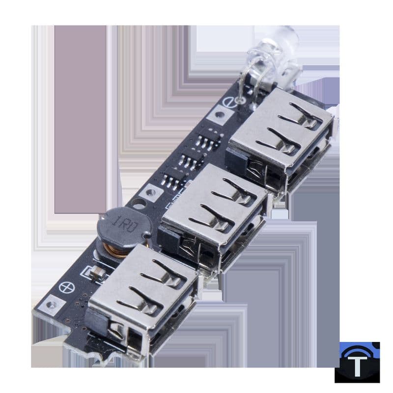 3 USB Power Bank Module - View 1