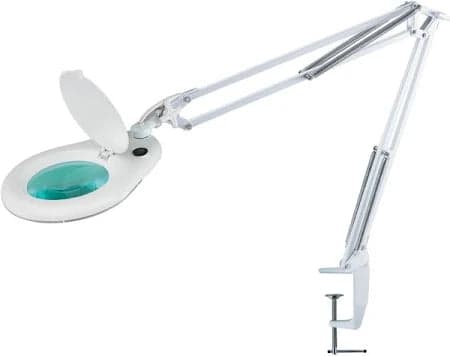 VARTECH Magnifier Lamp 228L 8X – Folding Arm Inspection & Repair Lamp - View 1