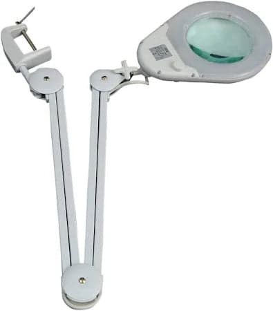 VARTECH Magnifier Lamp 228L 8X – Folding Arm Inspection & Repair Lamp - View 2