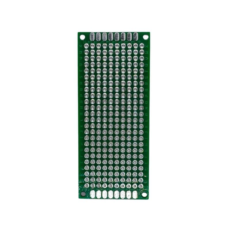 3 x 7 cm Universal Double-Sided Green PCB Prototype Board - View 1