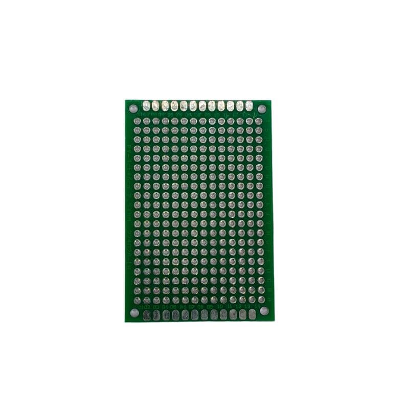 4 x 6 cm Universal Double-Sided Green PCB Prototype Board - View 1