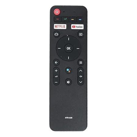 Haier TV Remote Control Compatible with Haier HTR‑U28 Smart TVs – Netflix & YouTube Hotkeys (No Voice) - View 1