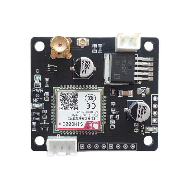 SIM800C GSM GPRS Module with LM39302 – TTL Interface Board for Arduino by ADIY - View 1
