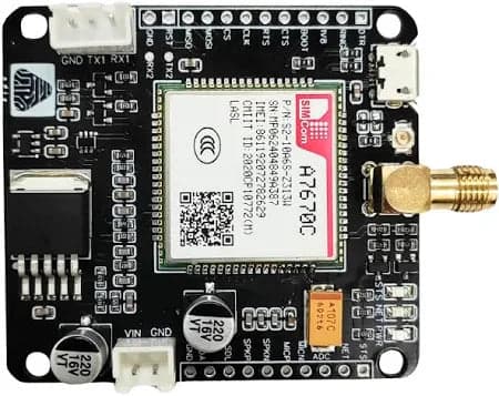 SIMA7670C 4G/LTE GSM Development Board V1.1 – LTE Cellular IoT Communication Module - View 1