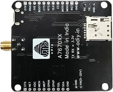 SIMA7670C 4G/LTE GSM Development Board V1.1 – LTE Cellular IoT Communication Module - View 2
