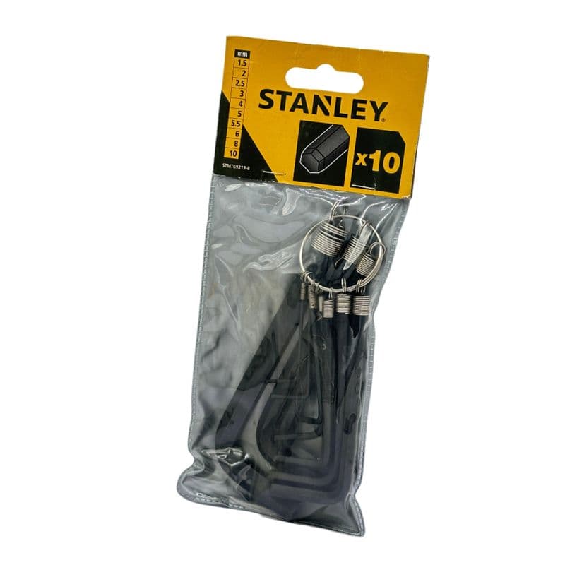 STANLEY ALLEN HEX KEY SET RING 10PC MET 69-213-8 - View 1