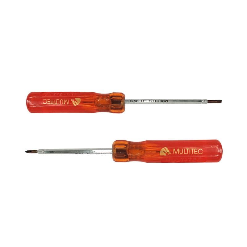 2 in 1 Reversible Screw Driver with Hexagon Rod & Extra Hard Tips R-4075 - View 1
