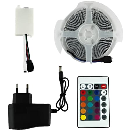 Multi Color Remote LED Strip Light - View 1