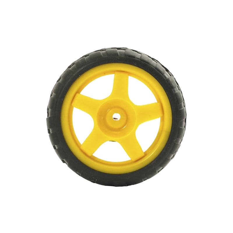 Robotic BO Motor Wheel Yellow 6.5CM X 2.7CM - View 1