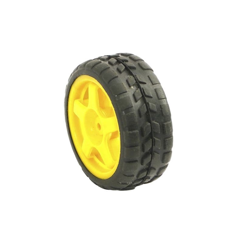 Robotic BO Motor Wheel Yellow 6.5CM X 2.7CM - View 2