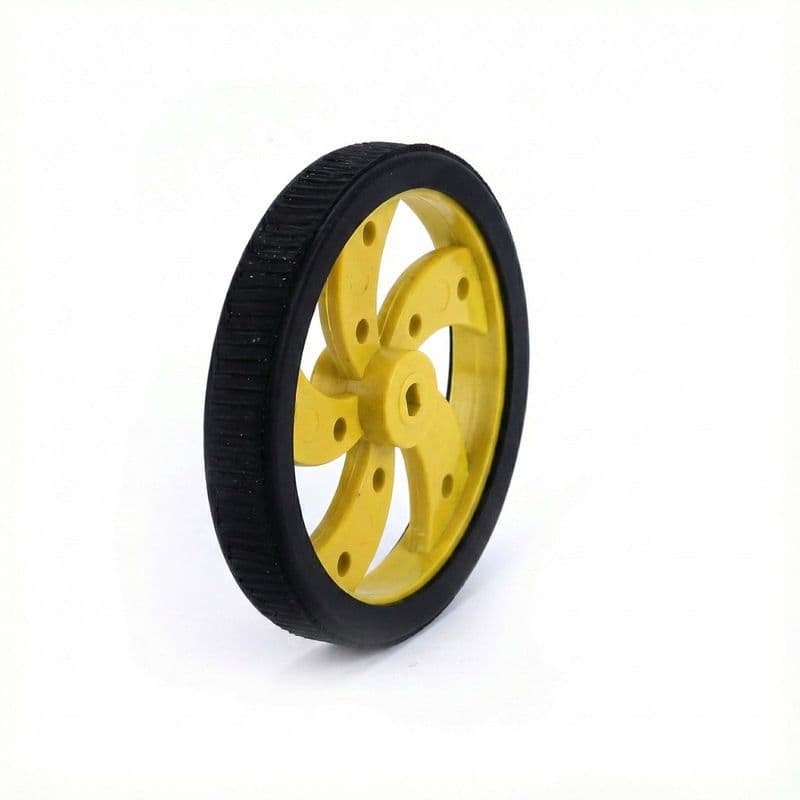 Robotic BO Motor Wheel Yellow 7CM X 1.5CM - View 1