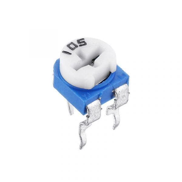 1M Ohm Cermet Trimmer Potentiometer (3362P Series) - View 1