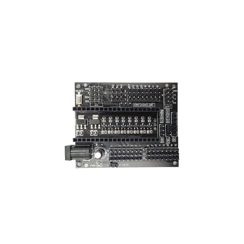 Raspberry Pi Pico Expansion Shield – GPIO Breakout Module by ADIY - View 1
