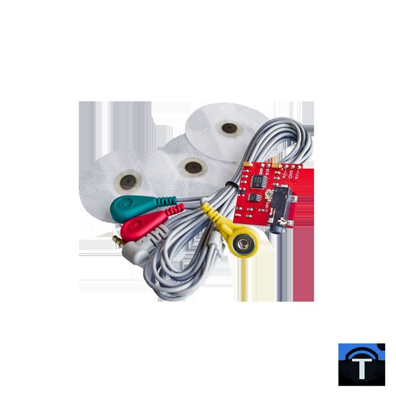 EMG Sensor Module With Electrodes - View 1