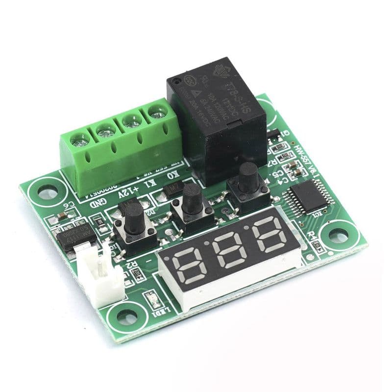 XH W1209 12V -50 to 110°C Digital Temperature Controller Thermostat Module - View 1