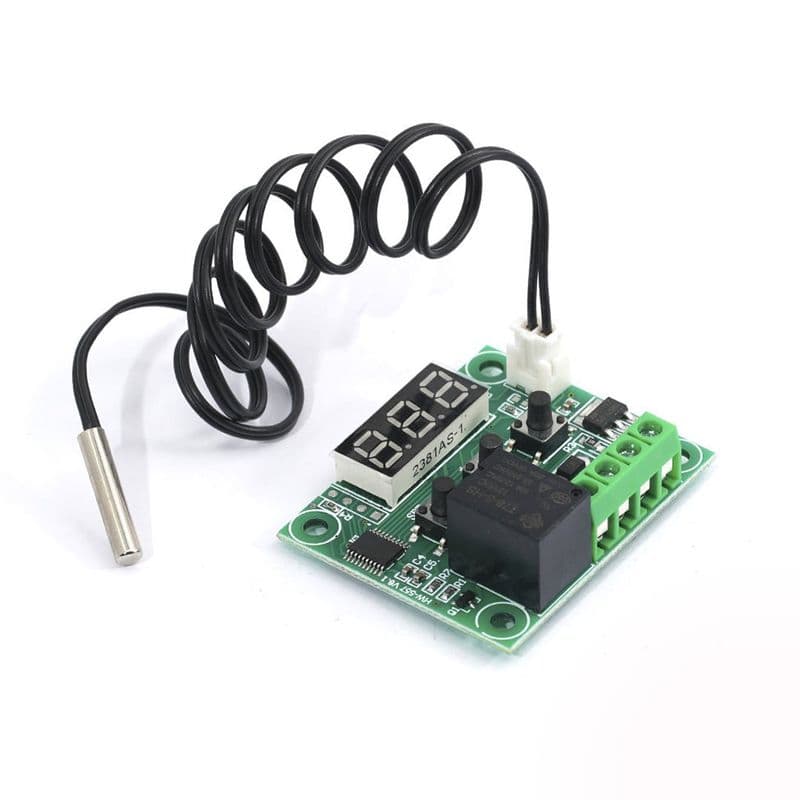 XH W1209 12V -50 to 110°C Digital Temperature Controller Thermostat Module - View 2