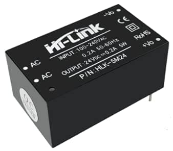 Hi-Link HLK-5M24 AC to DC Power Supply Module – 24V 5W - View 1
