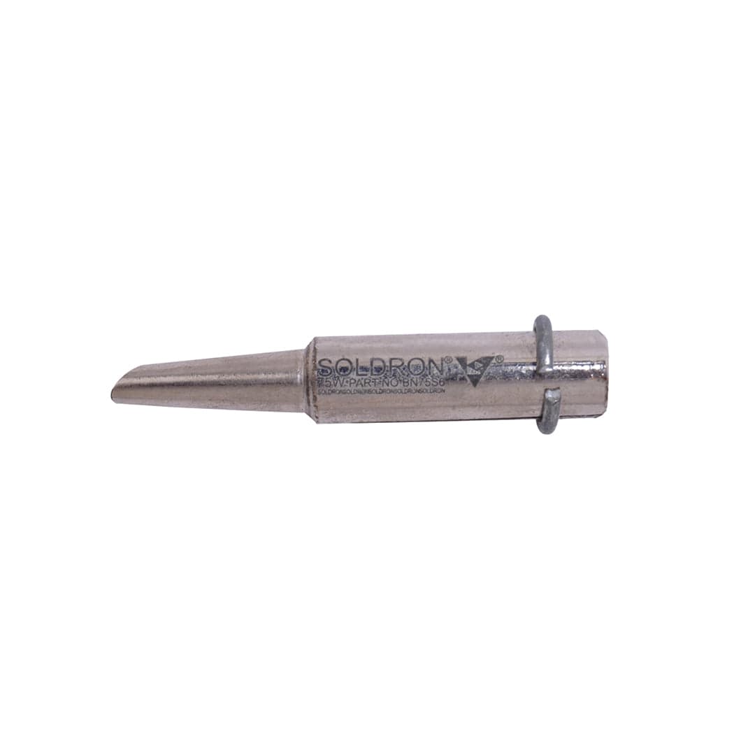 SOLDRON 75W Spade BN75S6 Nickel Plated Soldering Iron Bit - View 1