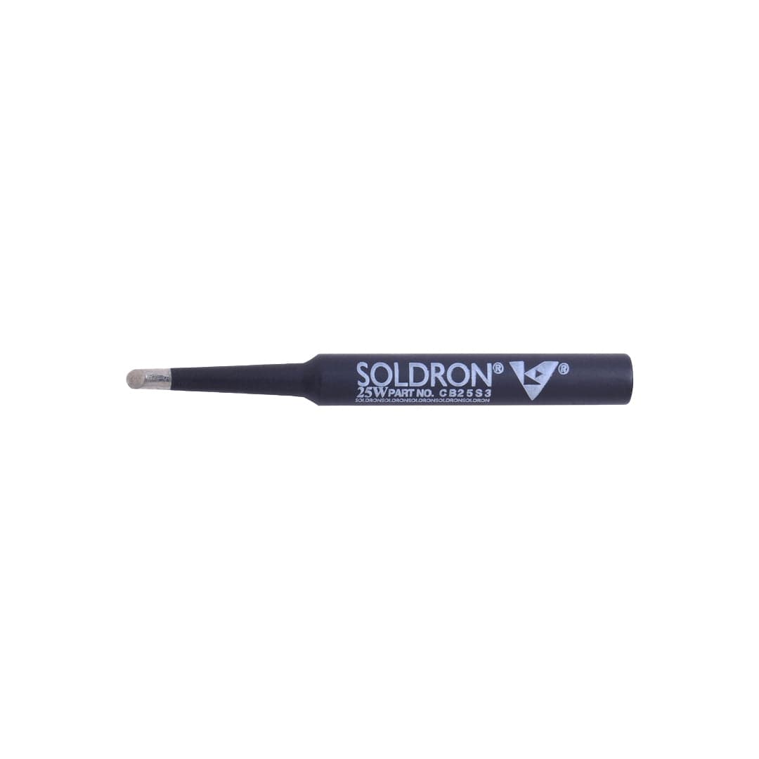 SOLDRON 25W Spade CB25S3 Black Ceramic Coated Soldering Iron Bit - View 1
