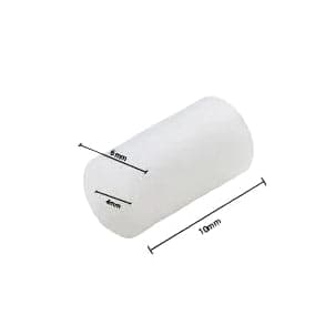 10mm Sharp-Point PVC PCB Spacer (Snap-In Standoff) - View 2