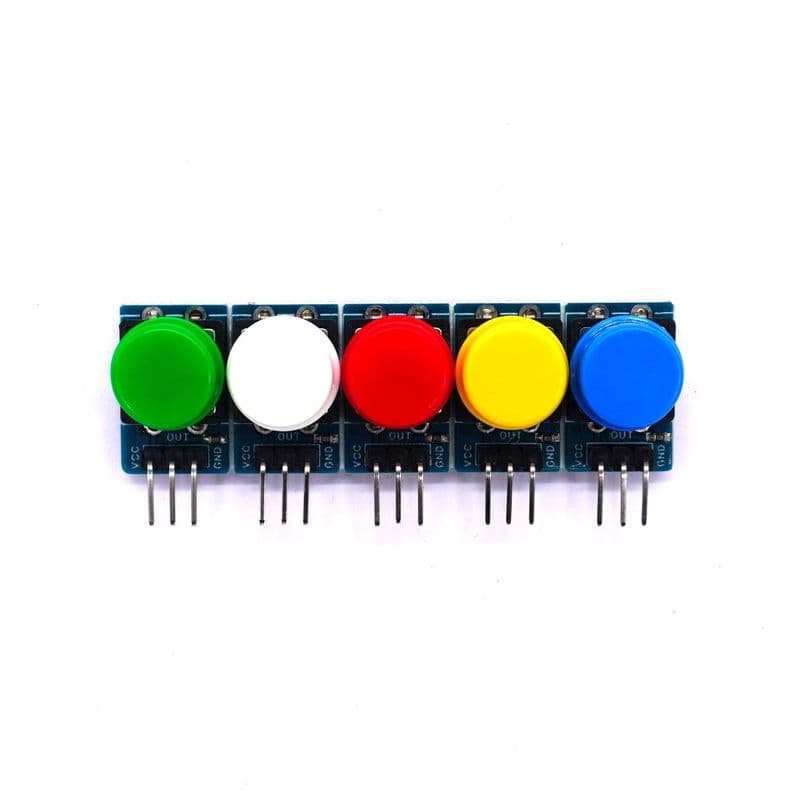 Omron 5 in 1 Push Button Switch Module – 12mm × 12mm Tactile Switch Board - View 1