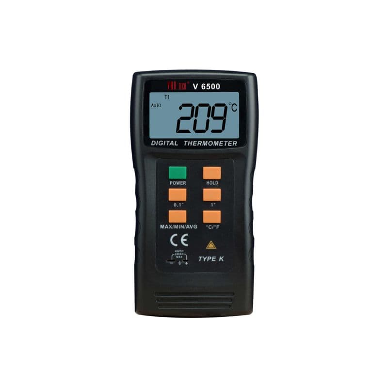 VAR TECH -150°C to 1300°C K-Type Industrial Digital Thermometer V 6500 - View 1