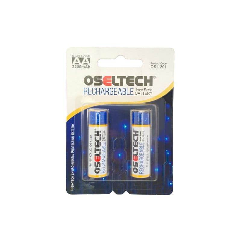 AA 1.2V 2200mAh Ni MH Oseltech Rechargeable Battery (Pack of 2) - View 1