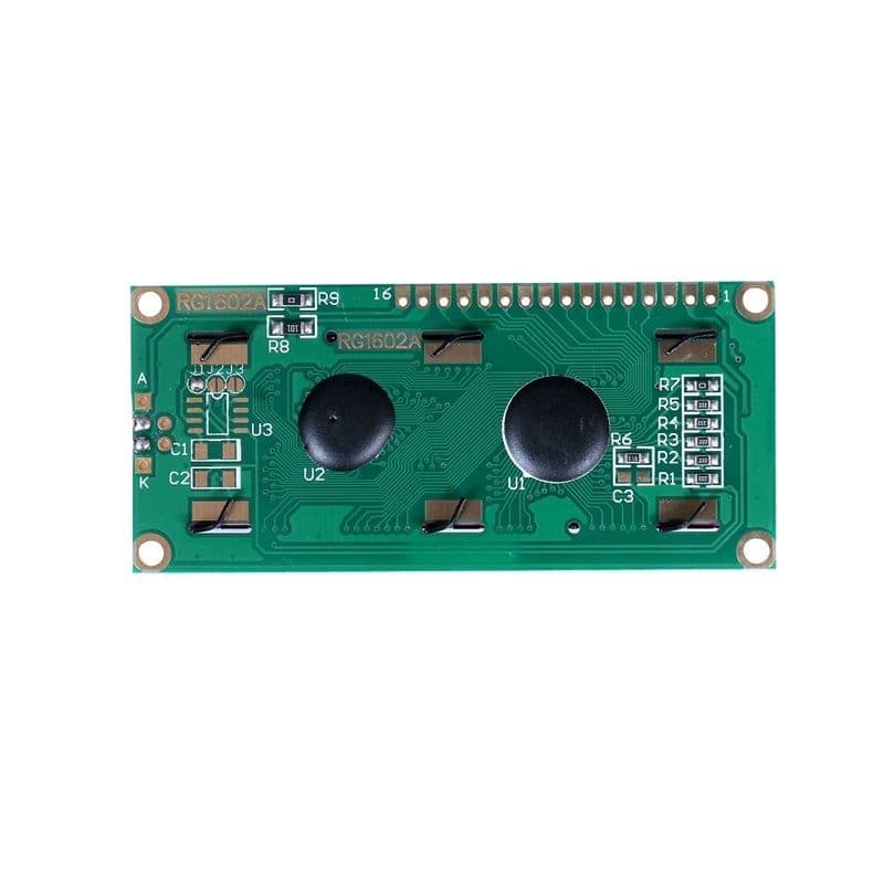 16 x 2 Yellow/Green Color LCD Display - View 2