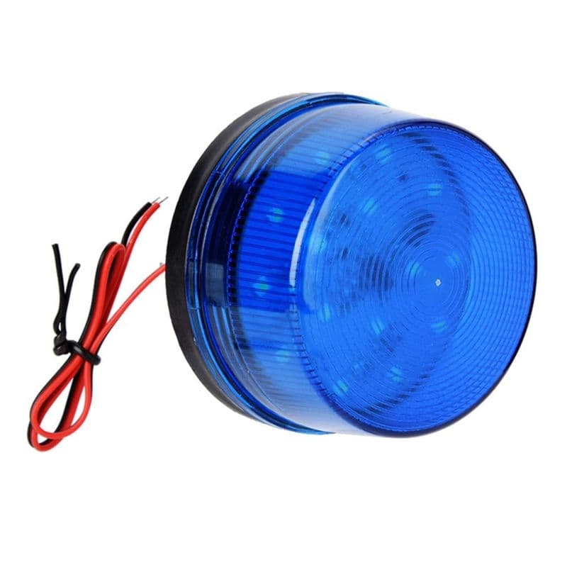 Blue 12V LED Flasher Siren - View 2