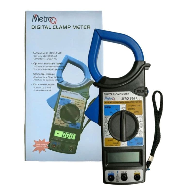 MetroQ MTQ666 Digital AC Clamp Meter - View 2