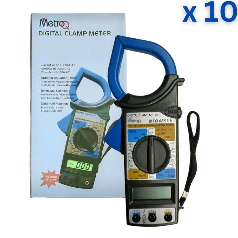 MetroQ MTQ666 Digital AC Clamp Meter - View 3