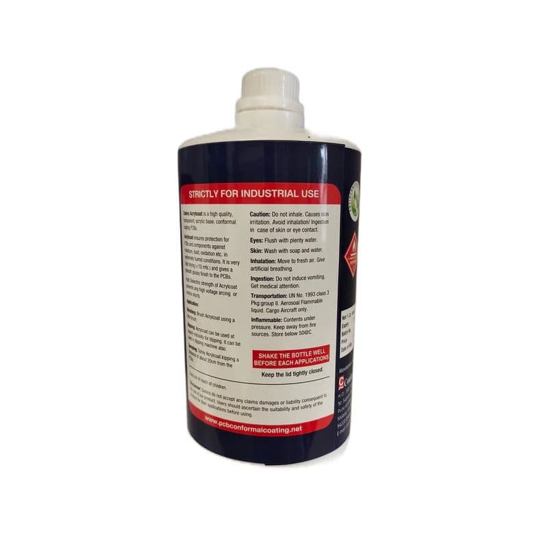 AcrylCoat ALQ-30 PCB Surface Conformal Coating - 1 Ltr. - View 2