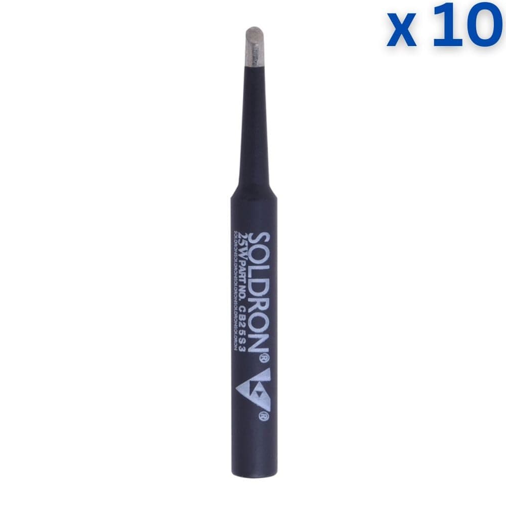SOLDRON CB25S3 25W Premium Grade Spade Soldering Bit - View 3