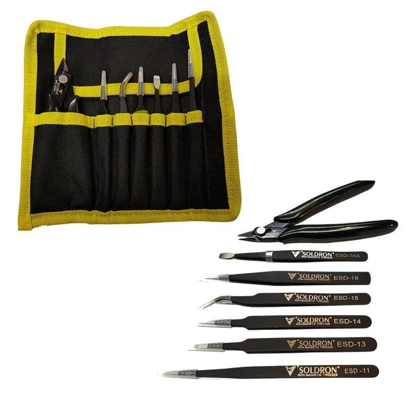 SOLDRON TWZC Tweezer and Cutter Pouch Set - View 2