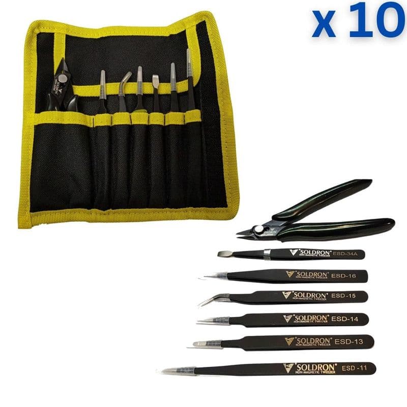 SOLDRON TWZC Tweezer and Cutter Pouch Set - View 3