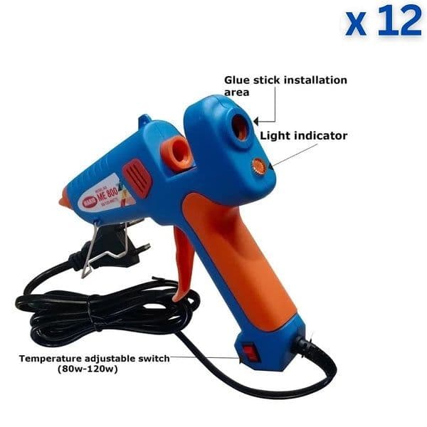 MARIO ME-800 Dual Temperature Super Heavy Performance 80/120 Watt Glue Gun - View 3