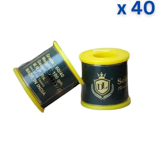 DL Solder Wire 60/40 Tin/Lead 22 SWG - 100 gm - View 3