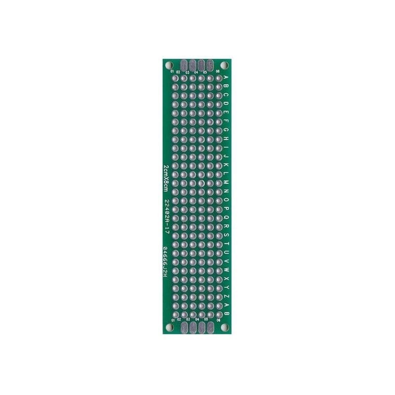 DM0628PTH Double Sided Glass PCB (80x20)mm - View 1