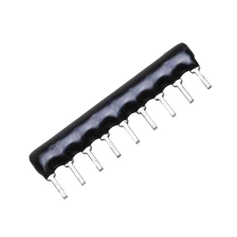 390 Ohm 9 Pin Resistor Network - View 1
