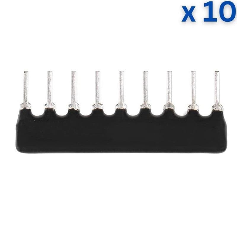 680 Ohm 9 Pin Resistor Network - View 2
