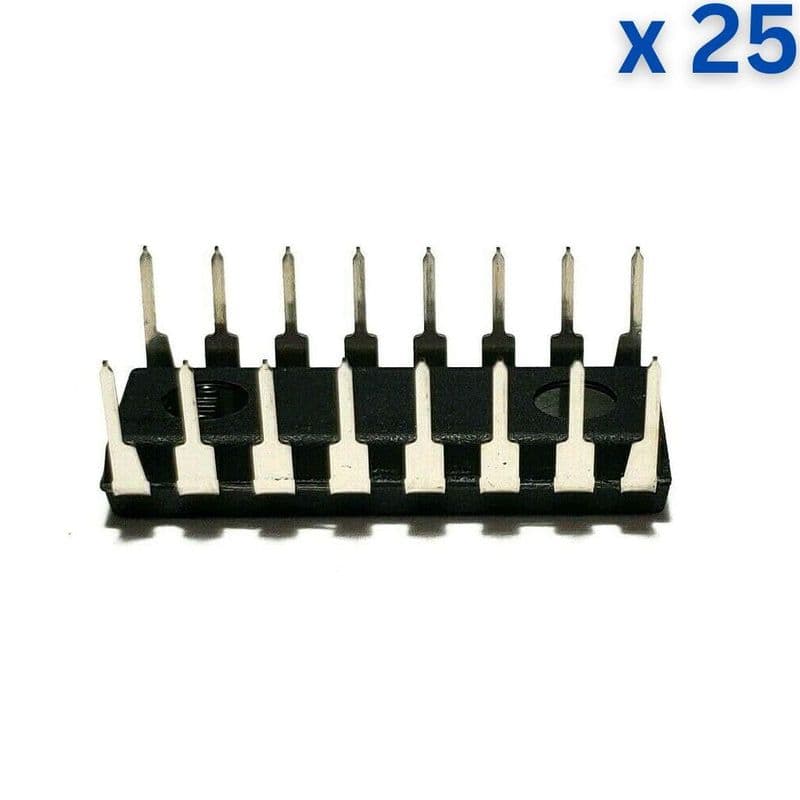 CD40163 4-Bit Synchronous Binary Counter IC DIP-16 Package - View 3