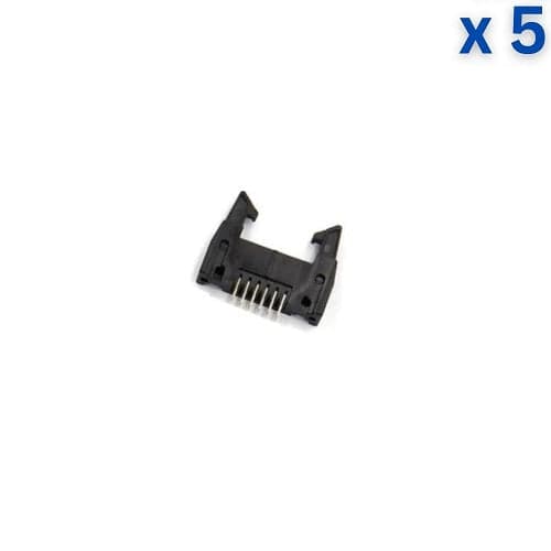 6 Pin FRC Male Lockable - View 2