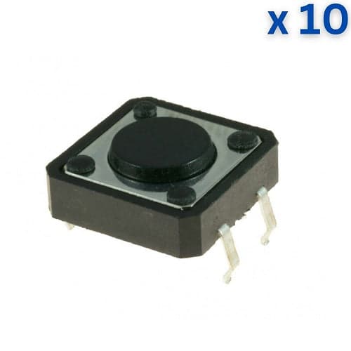 Tactile Push Button Switch 12X12X4.3 - View 2