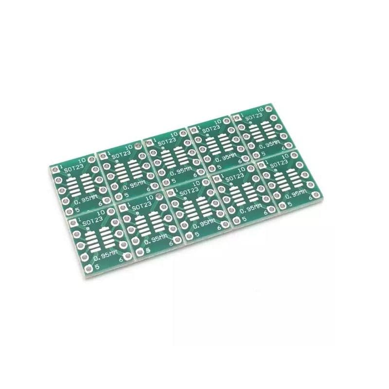 SOT23 SOP10 MSOP10 SOP23 to DIP10 PTH Double Sided Glass PCB - View 3